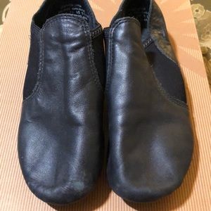 Capezio Black Slip on jazz shoes